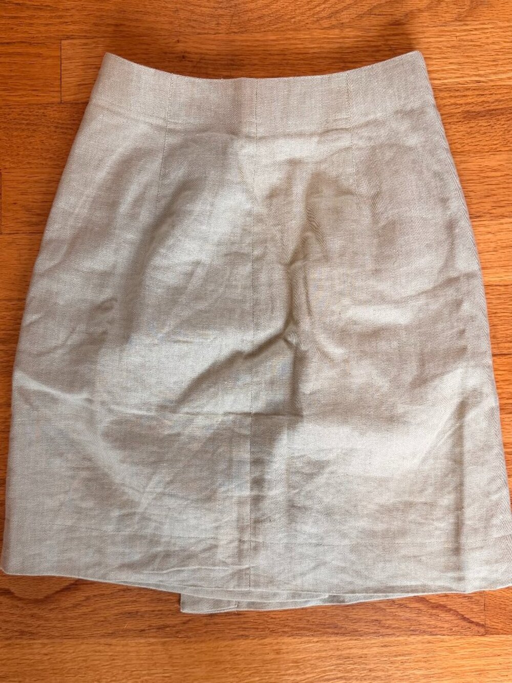 J.Crew Linen Wrap Skirt - Picture 3 of 4
